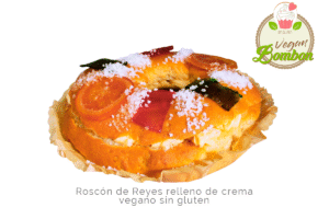 Roscón de Reyes relleno sabor Crema Tostada
